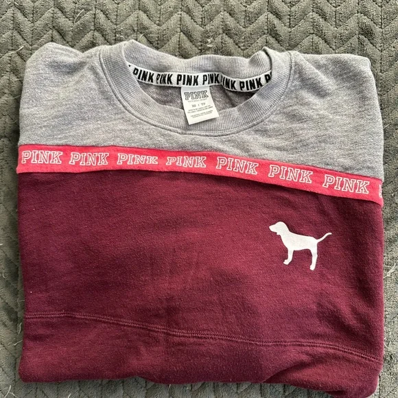 Pink! | long sleeve varsity top - Picture 5 of 5